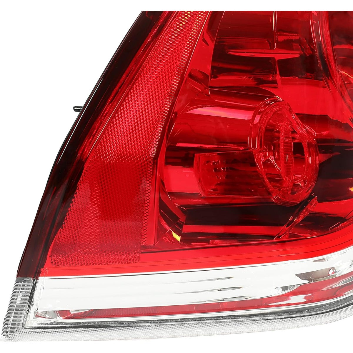 KUAFU Tail Light Left w/Bulb Compatible with 2006-2013 Chevrolet Impala 2014-2016 Chevrolet Impala Limited Tail Lamp Replacement for 25971597 GM2800193 Plastic Red Lens