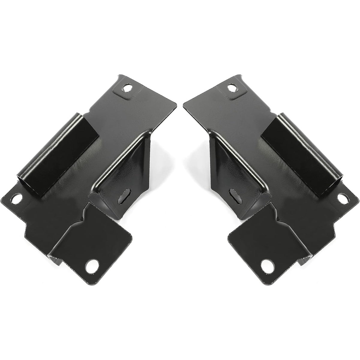6PCS Front Bumper Brackets Set Compatible with 2003-2006 Chevy Chevrolet Silverado 1500 2002-2006 Chevy Chevrolet Avalanche 1500 Driver and Passenger Side Steel