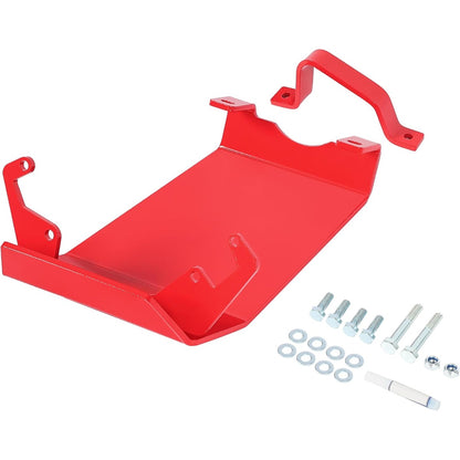 Differential Chassis Skid Plate Compatible with 2007-2018 Jeep Wrangler with Dana 44 Front Axle Replacement for RS6212 Powder Coated Red Heavy Duty Steel