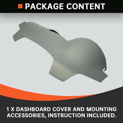 Dashboard Cap Cover Compatible with 2007-2011 Toyota Camry Gray Dashboard Cap Replacement ABS Plastic