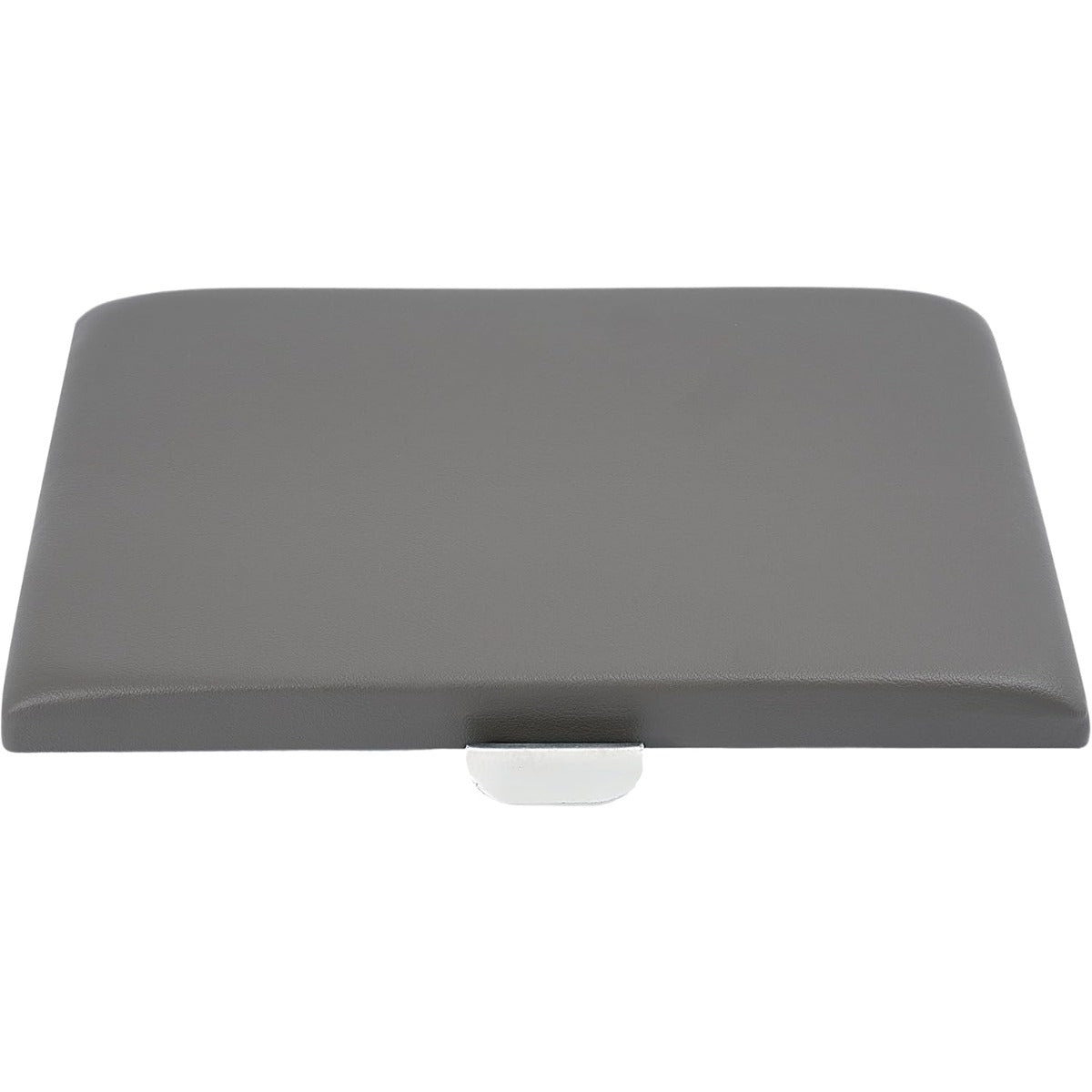 Center Console Lid Compatible with 1999-2010 Ford F-250 F-350 Super Duty Plastic & Aluminium Powder Coated Dark Gray