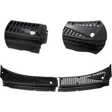 Windshield Wiper Cowl Vent Grille Cover Panels Kit Compatible With 1999-2007 F250 F350 Excursion(Driver&Passenger Side)-Replace Part# 3C3Z-25022A68-AAA & 4C3Z-25022A69-AAA