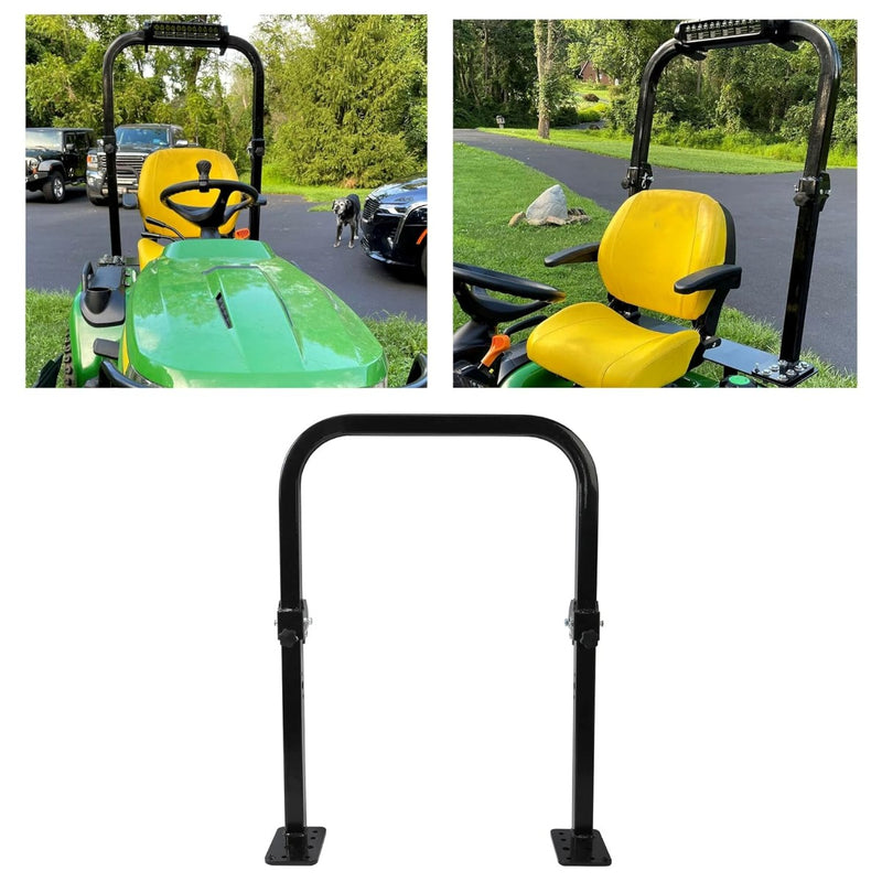 HECASA Tractor Folding ROPs Roll Bar Compatible with John Deere 2210 & 2305 Folding Rollbar Steel