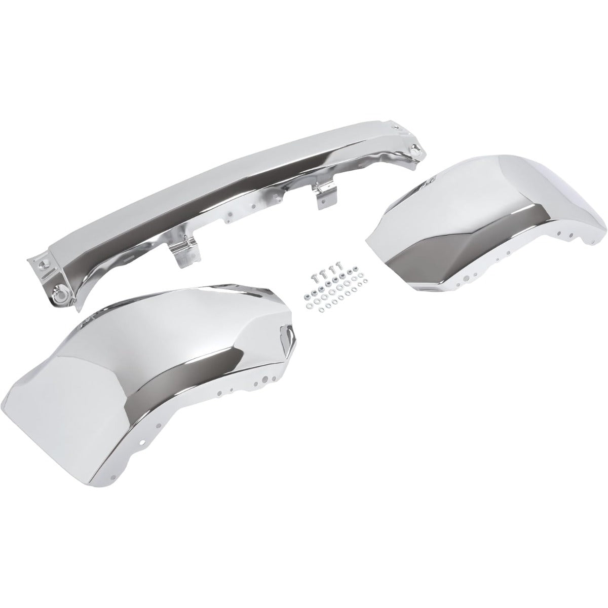 KUAFU Front Bumper Face Bar Compatible with 2016-2018 Chevy Silverado