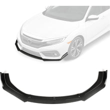 ALMULOO 3Pcs Front Bumper Lip Compatible with 2016-2021 Honda Civic Sedan