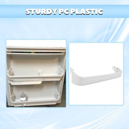 HECASA 240338001 AP2115859 240338005 Refrigerator Door Shelf Compatible with Frigidaire Kenmore Refrigerator 891049 AH429871 EA429871 PS429871 Replacement only ABS Plastic White Door Bin Shelf Rack