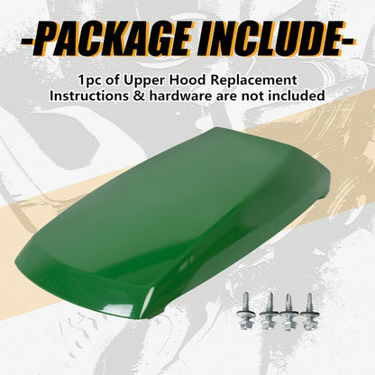 Upper Hood Replacement Compatible with John Deere LT133 LT150 LT155 LT160 LT166 LT170 LT180 LT190 - Replace for AM132530 LYJD-051