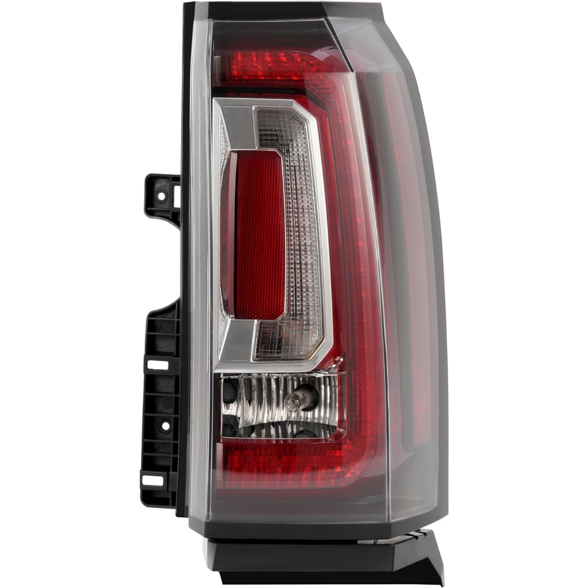 ALMULOO Right LED Tail Light w/Bulb Compatible with 2015-2020 GMC Yukon/Yukon XL Replacement for 84536243 GM2801268 Rear Brake Reverse Turn Signal Lamp LED DRL Clear Lens - Passenger Side