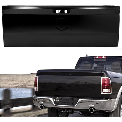 Rear Tailgate Shell Compatible with 2010-2022 Ram 1500 2500 3500 Replacement for CH1900129 Tail Gate Black Electrophoresis Steel LYAM-361S
