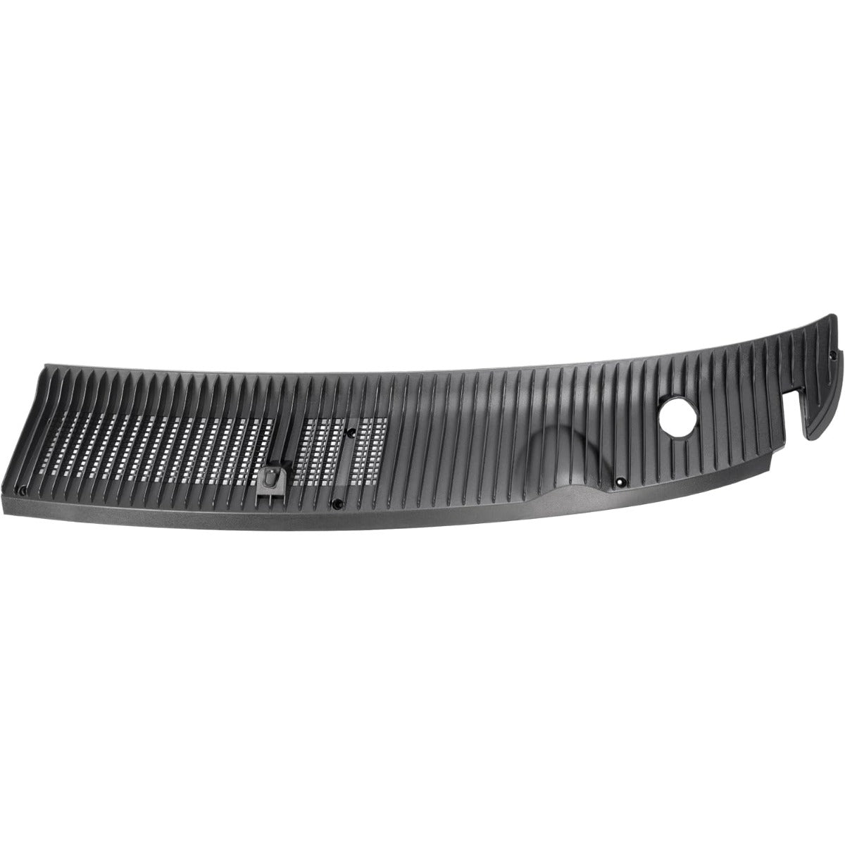 HECASA Front Left Windshield Wiper Cowl Panel Cover Compatible with 1992-2024 Ford E-Series E-150 E-250 E-350 Replace for 8C2Z15022A69AA F4UZ1502824A Window Wiper Cowl Panel Vent Grille Plastic Black