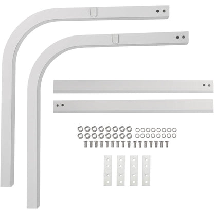 HECASA 2PCS Aluminum Boat Trailer Guide On Poles 1-1/2" Square | 1/8" Thick in Pair