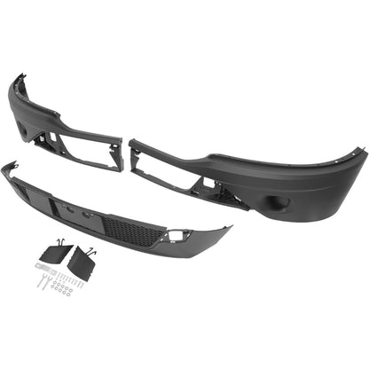 KUAFU Front Bumper Assembly Compatible with 2022 + Kenworth T680 Next Gen