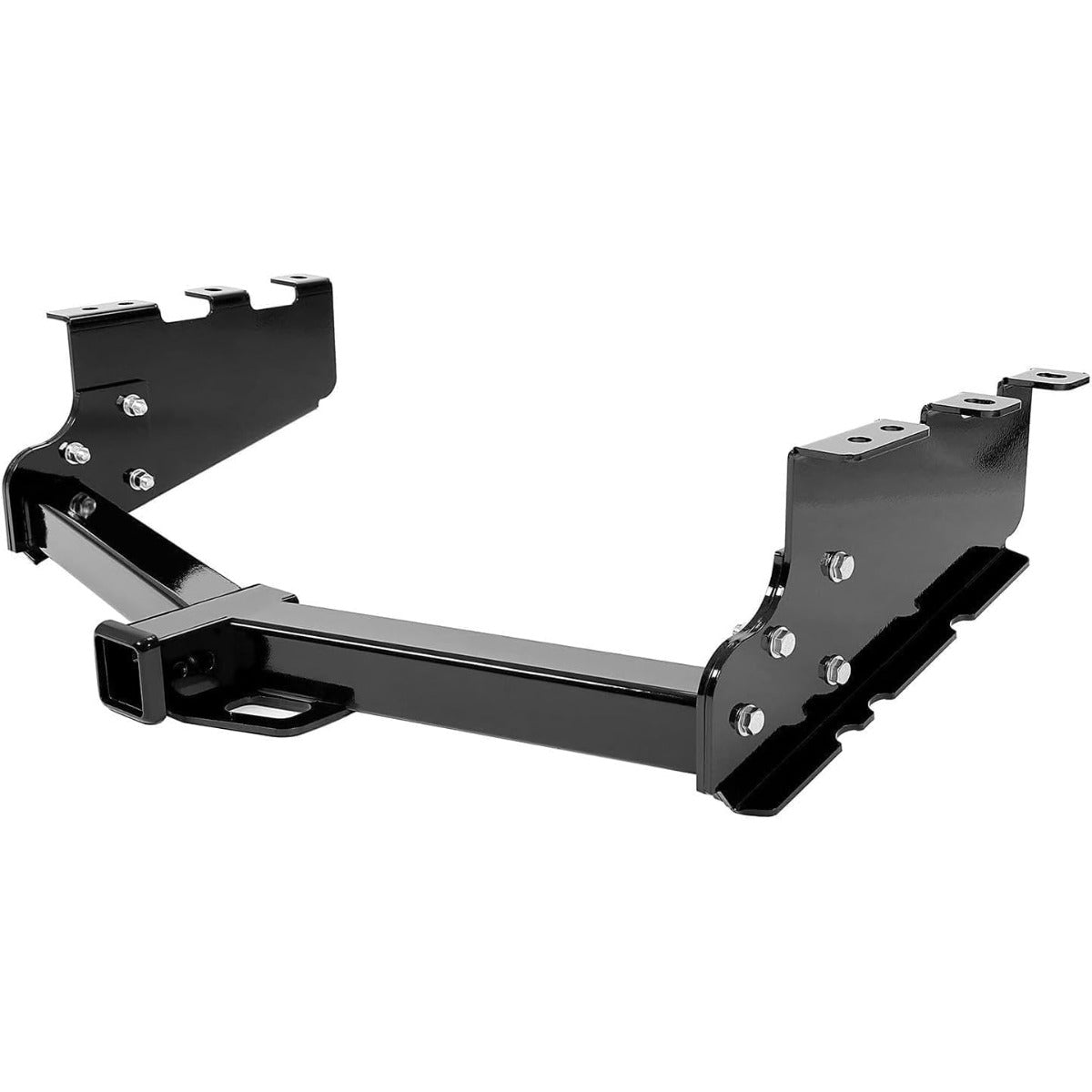 Class 3 Trailer Hitch 2" Compatible with 2014-2019 Chevy Chevrolet Silverado GMC Sierra 1500 Replace for 13301 Black Steel Powder Coated Concealed Main Body