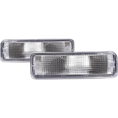 KUAFU Pair Turn Signal Light Compatible with 1989-1995 Toyota Pick-Up Truck 1990-1991 Toyota 4Runner SR5 (2 Wheel Drive Models) Driver and Passenger Side Clear Lens Replace 81510-89133 81520-89133