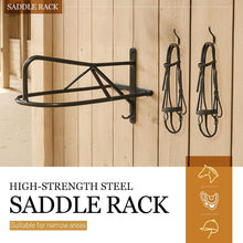 4Pcs Saddle Rack Wall Mounted 22.3 x 11.1 x 8.6 Inch for Horse | Enthusiast, Heavy-Duty Saddle Rack Stand for English and Western Style Saddle Pad Rack, Horse Tack Storage