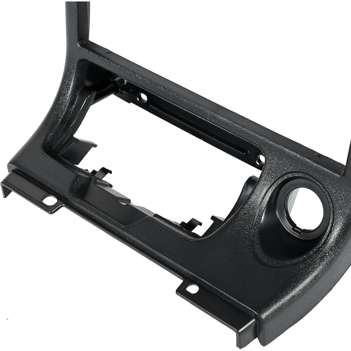 ALMULOO Center Console Radio Bezel Compatible with 1986-1988 Mazda RX-7 –Opening Dashboard Radio Panel Replaces FB0555210B – Black ABS Plastic Dashboard Panel with CD