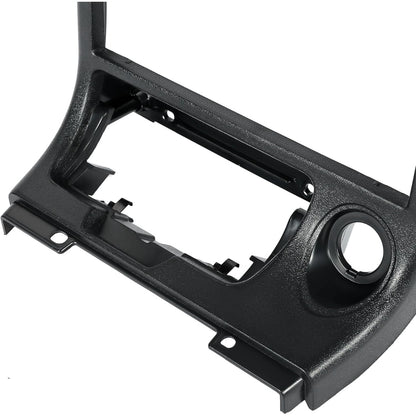 ALMULOO Center Console Radio Bezel Compatible with 1986-1988 Mazda RX-7 –Opening Dashboard Radio Panel Replaces FB0555210B – Black ABS Plastic Dashboard Panel with CD