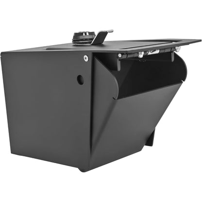 ALMULOO Center Console Lock Safe Gun Box Compatible with 2011-2019 Ford Explorer Powder Coated Heavy Duty Steel Console Organizer Locking Vault Storage with 3-Digit Combo Password