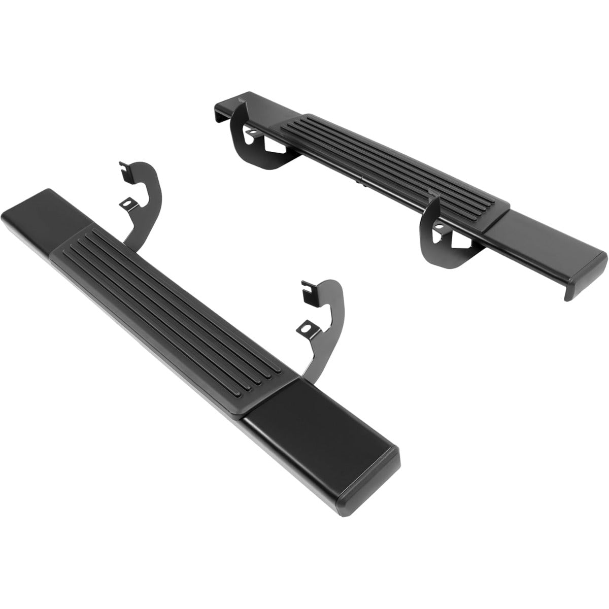 Running Board Side Step Compatible with 2019-2025 Chevrolet Chevy Silverado & GMC Sierra 1500 2500 HD 3500 HD Regular Cab 6" Step Bars 450LBS Black