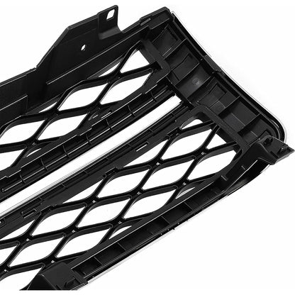 Front Bumper Grill Compatible with 2011-2014 Chevy Chevrolet Silverado GMC Sierra 2500 3500 HD 20966058 GM1200639 Bumper Hood Grille Chrome