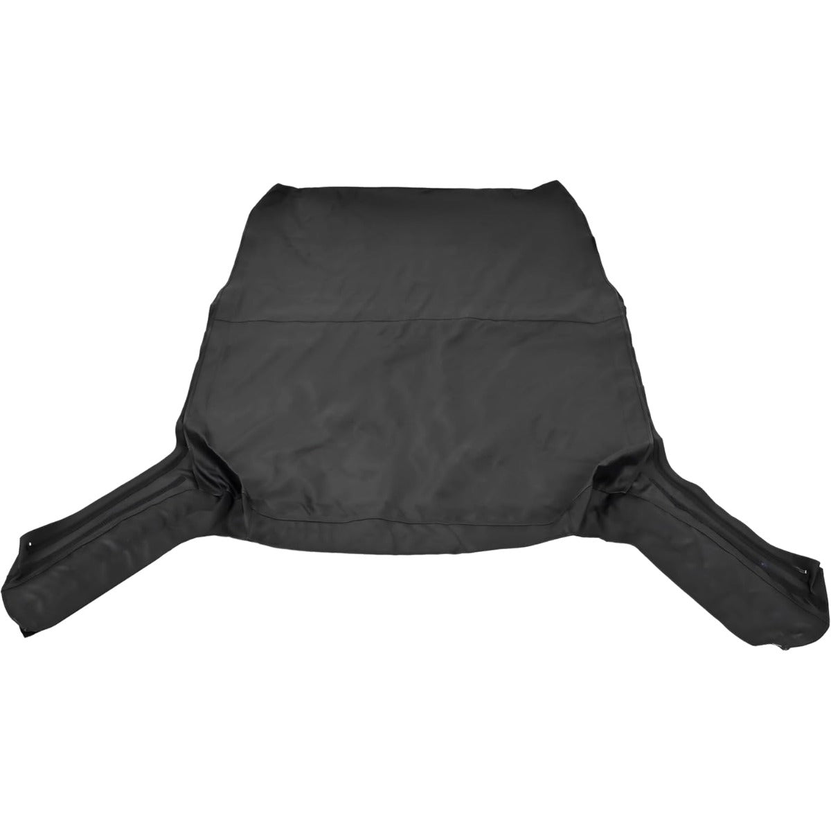 Replacement Soft Top  for  2010-2018 Jeep Wrangler JK 2-Door with Removable Side and Tinted Window, Black Premium Sailcloth Vinyl Soft Roof Cover