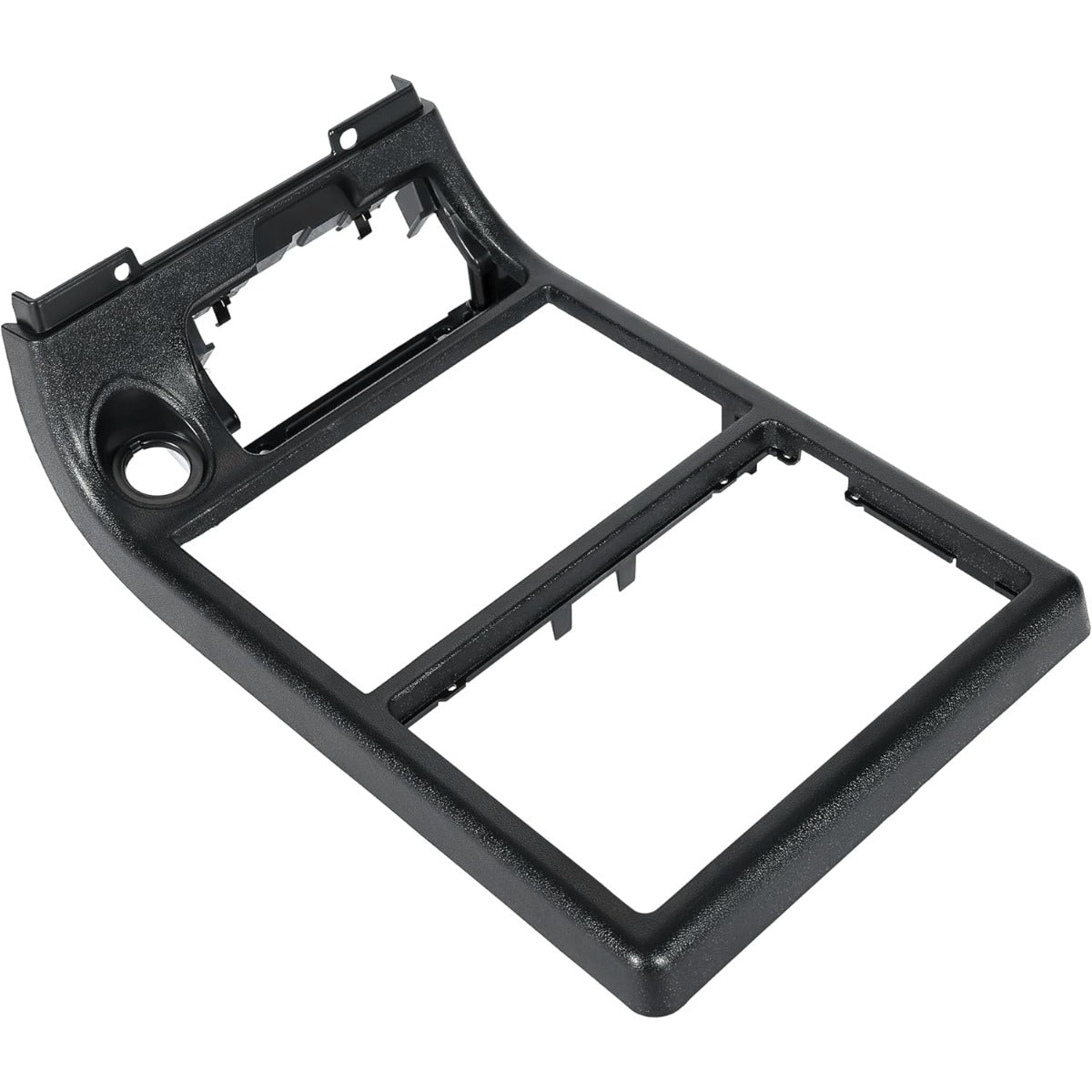 ALMULOO Center Console Radio Bezel Compatible with 1986-1988 Mazda RX-7 –Opening Dashboard Radio Panel Replaces FB0555210B – Black ABS Plastic Dashboard Panel with CD