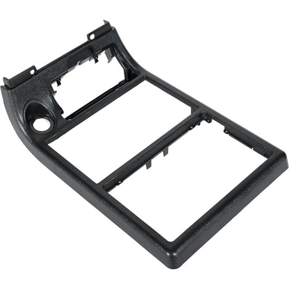 ALMULOO Center Console Radio Bezel Compatible with 1986-1988 Mazda RX-7 –Opening Dashboard Radio Panel Replaces FB0555210B – Black ABS Plastic Dashboard Panel with CD