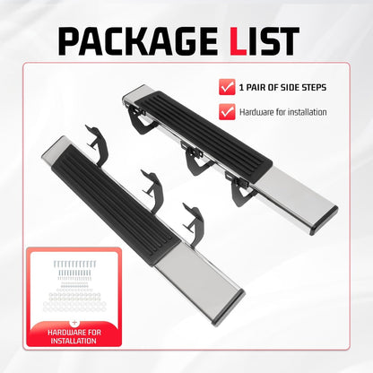 ALMULOO Side Steps Compatible with 2009-2026 Dodge Ram 1500 2500 3500