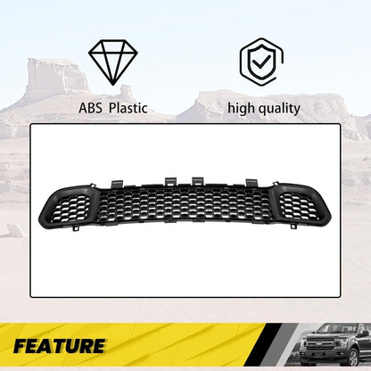 Front Lower Grill Compatible with 2014-2018 Jeep Cherokee 68203216AA CH1036126 Bumper Lower Hood Grille Black