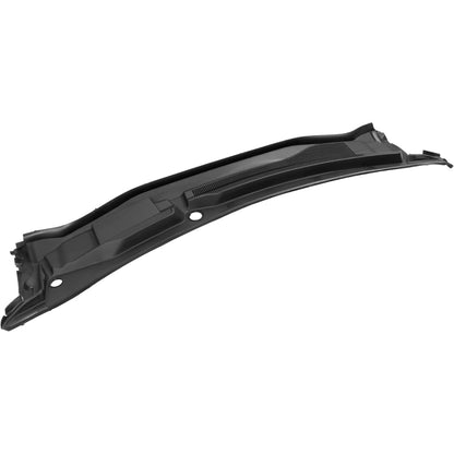 Windshield Wiper Cowl Panel Compatible with 2008-2020 Dodge Grand Caravan, 2008-2016 Chrysler Town & Country, 2012-2015 Ram C/V, Air Inlet Window Cover Cowl Top Panel 05113548AC Black Plastic