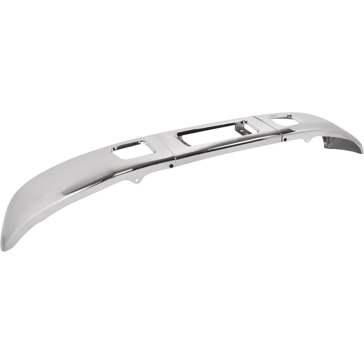 ALMULOO Front Bumper Face Bar+Bracket Compatible with 2008-2014 Ford E-150/E-250 & 2008-2019 Ford E-350/E-450 Super Duty Replace 8C2Z17757B/8C2Z17B884A/8C2Z17B883A/FO1002410/FO1066176/FO1067176