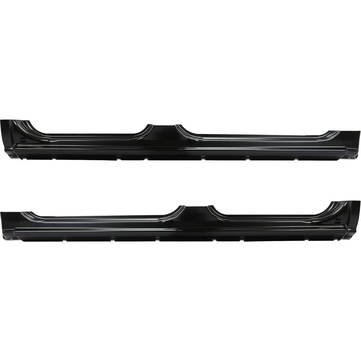 Rocker Panels Compatible With 1999-2006 Chevy Silverado GMC Sierra 2007 Chevy Silverado GMC Sierra Classic 4 Door Crew Cab Steel Panels(Driver & Passage Side)-2 Packages