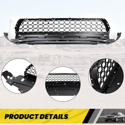 Front Lower Grille Compatible with 2013-2015 Honda Accord 71103T2AA00 HO1036114 Bumper Radiator Hood Grill Assembly Black