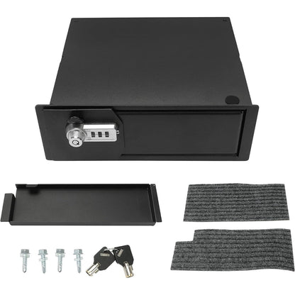 Storage Box Center Console Gun Safe Compatible with 2009-2014 Ford F-150/Raptor Heavy-duty Steel Anti-theft