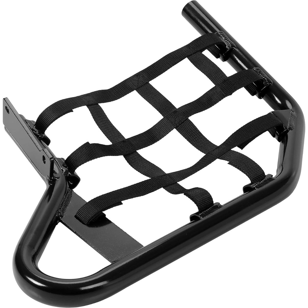 Side Step Nerf Bars Compatible with Yamaha Raptor 700 YFM 700 YFM700R Models Aluminium Foot Guard Pegs W/Black Webbing Nets