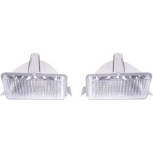HECASA Pair Turn Signal Light Compatible with 1983-1991 Chevy Chevrolet Blazer GMC Suburban C/K/R/V Pickup Truck Replacement for GM2520122 GM2520122 Parking Light Lamp Driver&Passenger Side Clear Lens