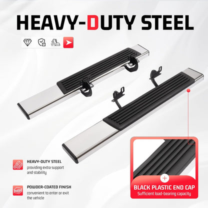 ALMULOO Steps Running Board Compatible with 2004-2014 F-150 Regular Cab