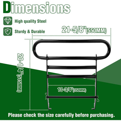 Brush Guard Bumper Bar Compatible with John Deere X300 X500 Series X380 X384 X390 X394 X570 X580 X584 X590 Replacement for Part Number BM23057