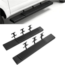ALMULOO Pair Regular Running Boards Compatible with 2015-2026 Ford F-150 Regular Cab Running Boards Step Nerf Bars Steel+Plastic Powder Coated+Textured Black Left + Right Side