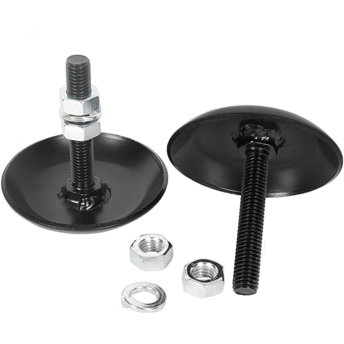 KUAFU 2Pcs Snow Plow Skid Shoes Steel Replace for Part Number 2873423 Compatible with Polaris ATV UTV Snow Plow Blade