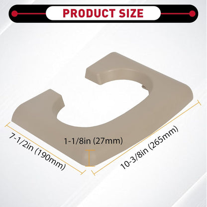 Center Console Cup Holder Armrest Pad Replacement Compatible with 2004-2014 Ford F150 TAN