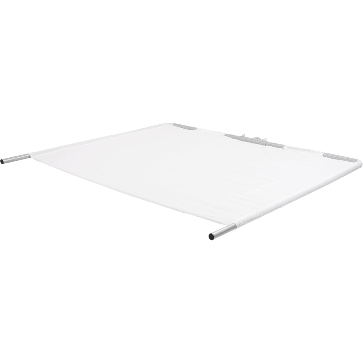 Boat Sun Shade Compatible with Boats 25 FT and Under Stern Boat Center Console Sun Shade Aluminium+Cloth -White