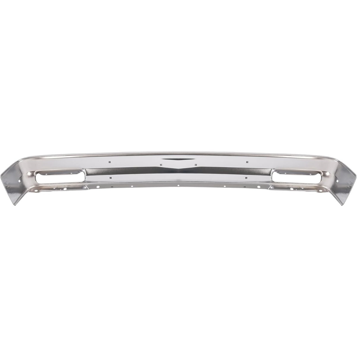 KUAFU Front Bumper Face Bar Compatible with 1982-1994 Chevy Chevrolet S10 Blazer GMC S15 Jimmy Sonoma W/License Plate W/O Impact Strip Holes Impact Bar Replacement for GM1002365 14033726