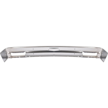 KUAFU Front Bumper Face Bar Compatible with 1982-1994 Chevy Chevrolet S10 Blazer GMC S15 Jimmy Sonoma W/License Plate W/O Impact Strip Holes Impact Bar Replacement for GM1002365 14033726