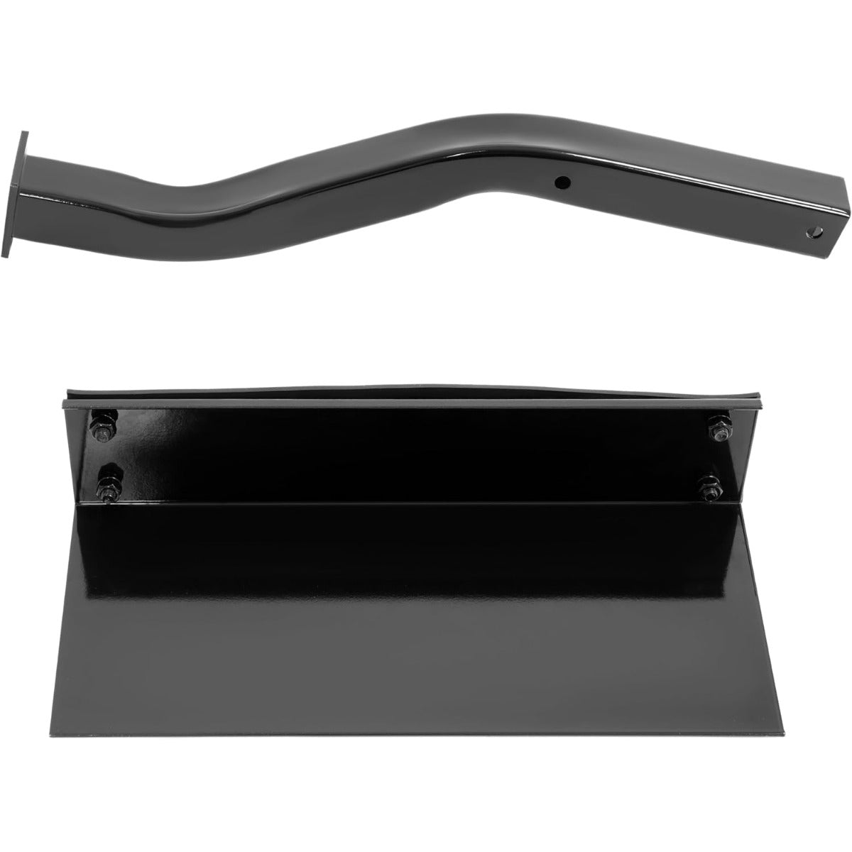 KUAFU Universal Rear Fender Bracket Replacement for 1406-6A Half Fender | Mounting Bracket Adjustable Support Bracket Pair Powder Coated Steel Black