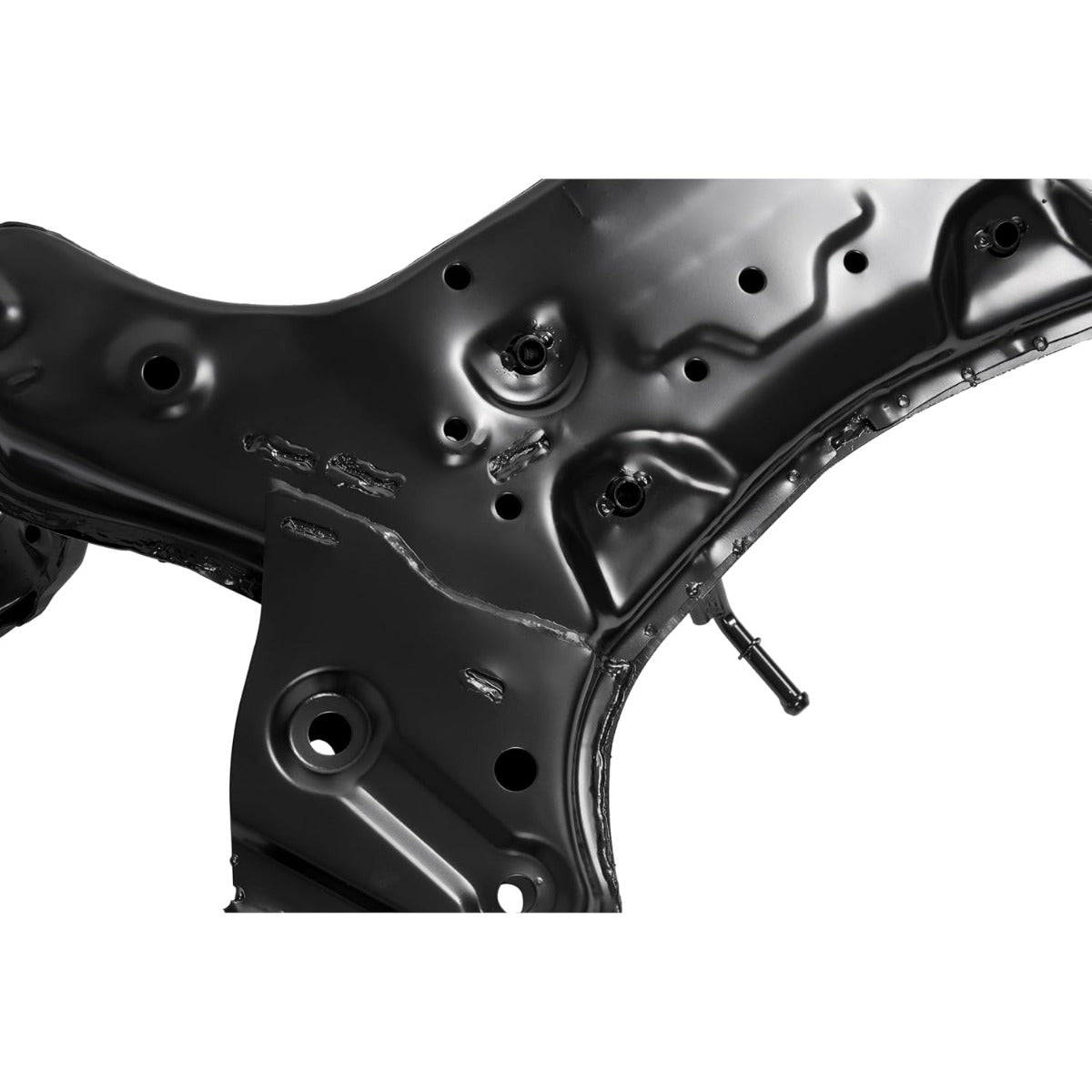 Front Subframe Crossmember Suspension Compatible with 2012-2017 Hyundai Accent Kia Rio Replacement for 624001R000 624001W200 Electrophoresis Steel Primed Black