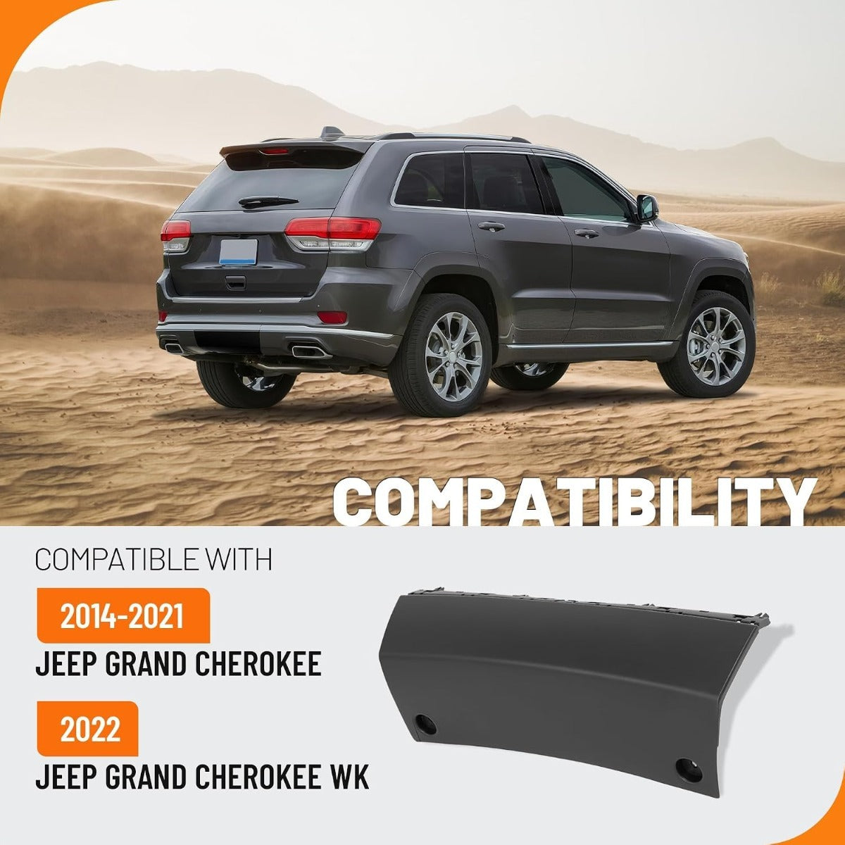 KUAFU Trailer Compatible with 14-22 Jeep Grand Cherokee Jeep Grand