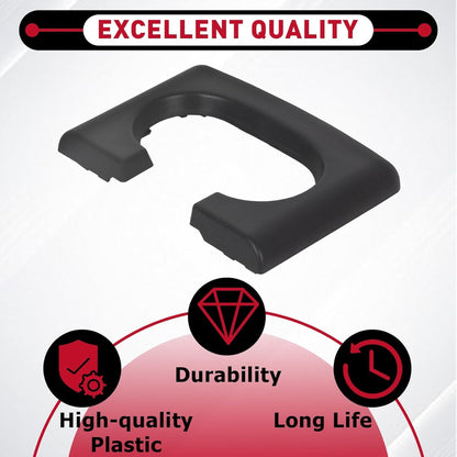 Center Console Cup Holder Armrest Pad Replacement Compatible with 2004-2014 Ford F150 Black