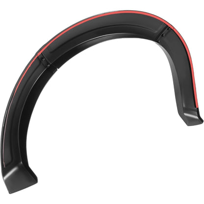 4Pcs Fender Flares Set Compatible with 2011-2016 Ford F-250 F-350 Super Duty Front & Rear Wheel Arch Cover Protector Plastic(PP) Textured Black
