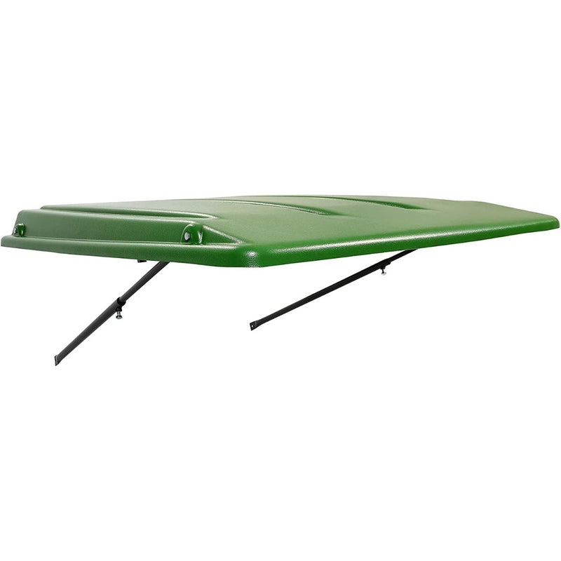 Kojem Green Tractor Canopy Compatible with John Deere Compact Utility Tractors with rops 34" Wide or Less. Fit 1 1/2" x 3", 2" x 2" or 2" x 3" ROPS Sun Shade Canopy with Bracket 35" W x 40" L